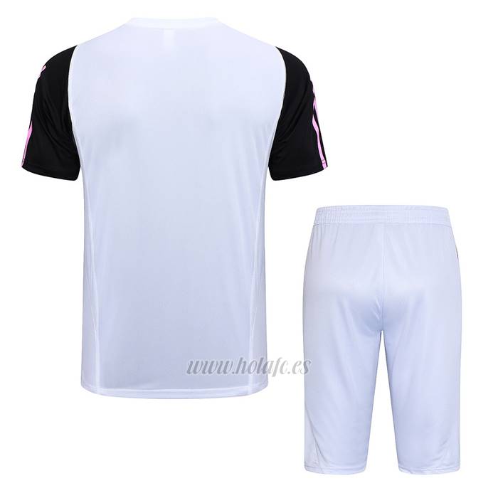 Chandal del Juventus Manga Corta 2023-2024 Blanco - Pantalon Corto